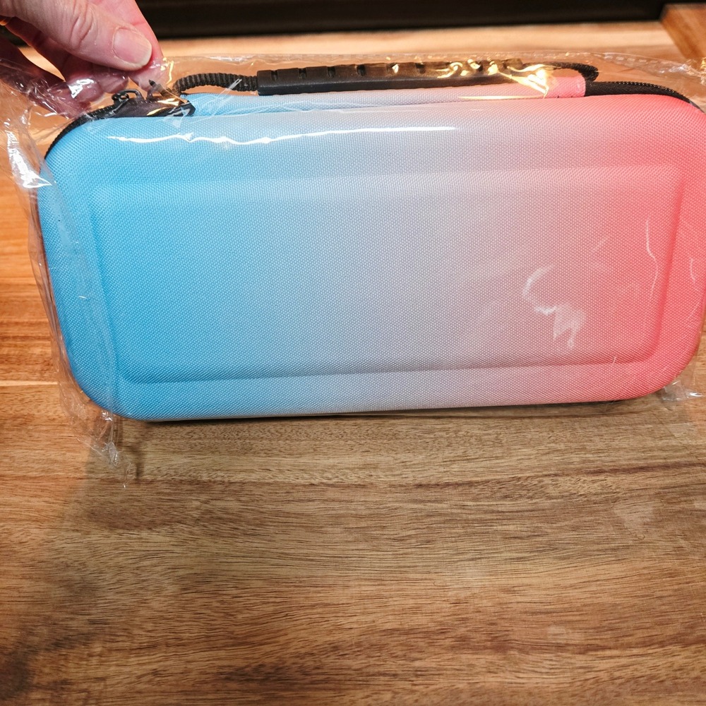 TiMOVO Nintendo Switch Carrying Case Gradient Orange Blue Hard Shell Travel Bag